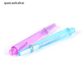 quecaokahai 6pcs 5 colores ejes de dardos de nailon accesorios de dardos 45 mm con anillo o 2ba rosca mx (2)