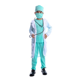hospital doctor niños cirujano dr uniforme niños carrera infantil disfraz de halloween cosplay