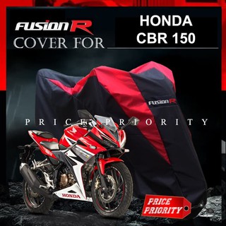 Honda CBR - funda impermeable para motocicleta, marca FUSION R, color negro