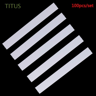TITUS Commercial Tester Paper Strips Professional Fragrance Test Perfume Test Paper Perfume Paper Stick Essential Oils Paper Strips Test aromatherapy 100 Sheets/Pack 130x15mm 100 Pcs Perfume Strips/Multicolor