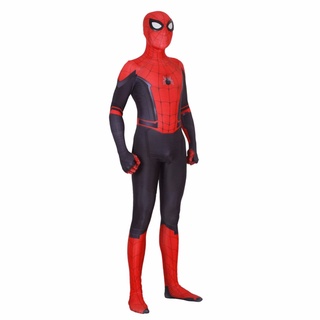 Spider - Man Adult Spider - Man: Far - away Role - Playing Apparel Peter Parker super Hero Uniform Zentai Leotardo spandex (3)