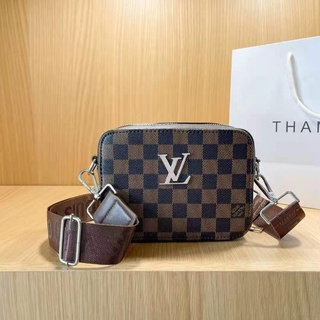 LV Louis Vuitton Shoulder Bags ready stock High quality square bag thickened PU leather coin purse Hot sale For Women/Men (4)