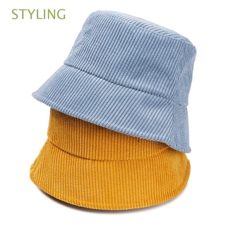 estilo de moda cubo sombrero de invierno pesca gorra pescador sombrero streetwear color sólido al aire libre unisex pana/multicolor