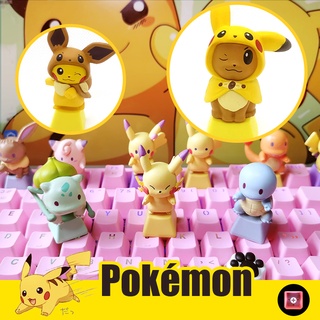 Teclado Mecánico De Pikachu Pokémon ABS DIY Handiwork De Dibujos Animados Especiales Ecs R4 OEM Teclados (1)