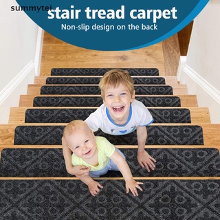 summytei - alfombrilla de escalera para interior, antideslizante, antideslizante, antideslizante, pisadas, alfombras mx