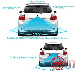 170º CMOS Car Waterproof Rear/Front/Side View Reverse Backup Camera Parking W9K8