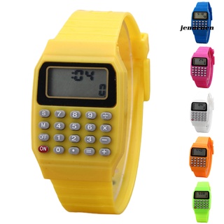 Reloj De Pulsera Cuadrado Digital Para Niños Mini Portátil Calculadora Herramienta De Examen Regalo