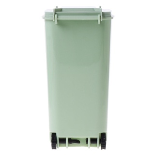 BLANCHE Mini Wheelie Trash Can Pen Holder Storage Bin Desktop Organizer Garbage Bucket (5)
