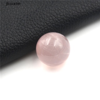 jkiuatm 1 pieza de cristal curativo rosa natural de cuarzo rosa esfera de adivinación 20 mm mx (2)