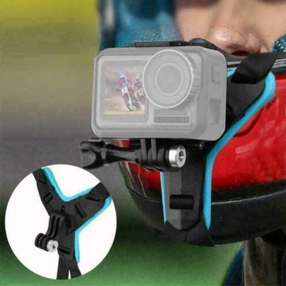 1pc cara completa casco barbilla soporte para GoPro Hero casco 6 soporte cámara para Go 5 Pro 9 J9J0
