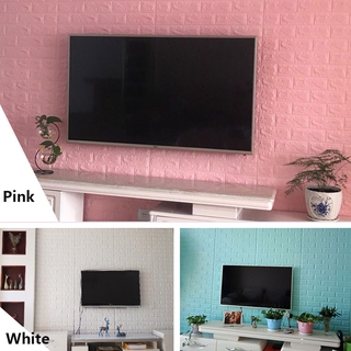 pegatinas de pared de ladrillo pegatinas de espuma 3d diy autoadhesivo impermeable cubierta de papel pintado para niños sala de estar decoración del hogar
