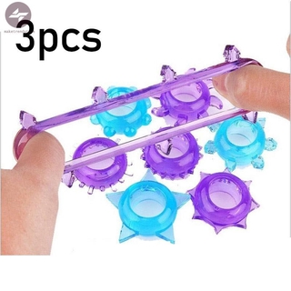 3Pcs Silicone Cock/Penis Ring for Men Enhancer Prolong Sex Aid Tools handy