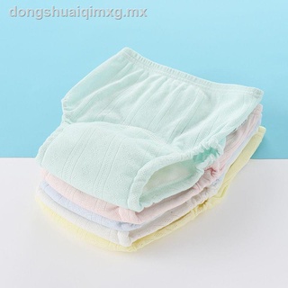 Bebé pañales pantalones bolsillos, algodón impermeable, lavable, transpirable, bebé verano pañales pantalones de entrenamiento para hombres y mujeres (1)