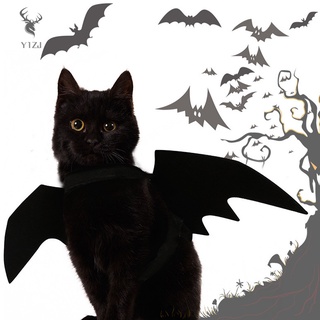 Y1zj mascota perro gato murciélago ala Cosplay Prop Halloween murciélago disfraz disfraz alas