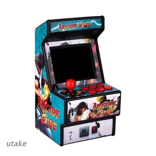 Utake Mini Arcade Game Machine 16 Bit 156 juegos clásicos de mano batería recargable