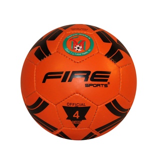 Paquete De 5 Balones de Fútbol Rápido Fire Sports No. 4 Naranja