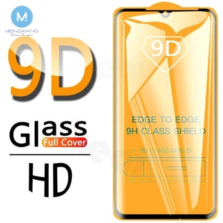 2Pcs 9D Fully covered tempered glass film Xiaomi Redmi 9T 9A 9C 9 7 7A K20 K40 Pro Redmi Note 10 10S 9S 7 8 Pro Mi 9 8 Se POCO Poco X3 F1 X3 NFC Full Cover Glue Screen Protector