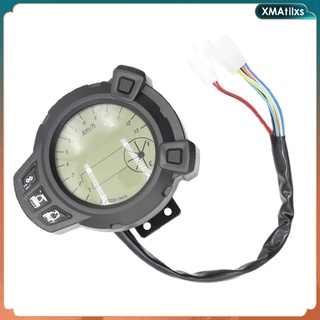 [xmatilxs] Odmetro Tacmetro Velocmetro LCD Pantalla para Motocicleta
