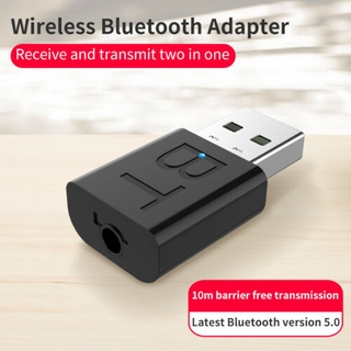 En stock Adaptador de audio USB Bluetooth 5.0 y transmisor receptor para TV/PC altavoz AUX A2U3 0426 (2)