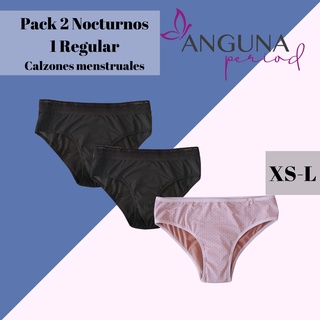 Paquete Calzones Bragas Menstruales Anguna 2 Nocturnas 1 Regular (1)