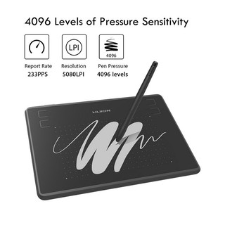 [Brand New] HUION H430P Digital Tablets Micro USB Signature 233PPS 5080LPI 4096 Level Graphics Drawing Pen 4 Customized Press Keys (2)