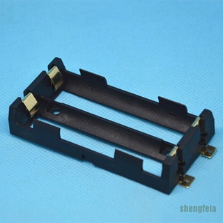 [shengfeia] 1pc para 2 X 18650 soporte de batería con pernos de bronce caja de almacenamiento de batería