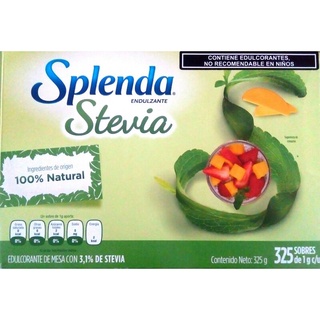 Sobre de splenda con stevia 1 gr reduce tus niveles de glucosa apto p diabéticos