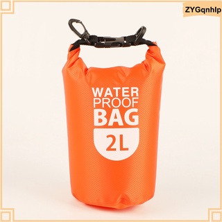 bolsa seca flotante impermeable 2l rollo top saco seco para kayak, playa, rafting, paseos en barco, senderismo, camping, pesca y