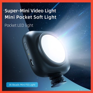 Portátil pequeña fotografía suave luz de relleno de luz Mini al aire libre en vivo vlog disparo multifuncional LED al aire libre luz de disparo