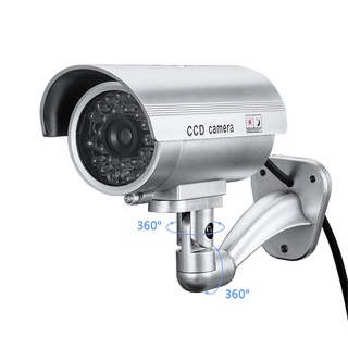 seguridad tl-2600 impermeable al aire libre interior falso cámara de seguridad maniquí cctv cámara de vigilancia cámara nocturna led luz color (1)