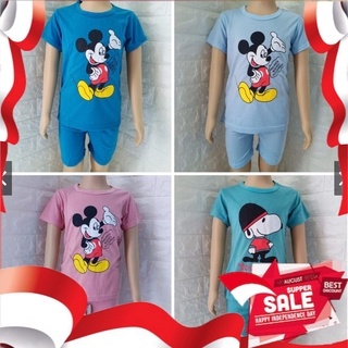 Mickey importados conjuntos de ropa de niños/Mickey ropa de bebé/trajes de bebé/trajes de niños importaciones de materiales finos fríos