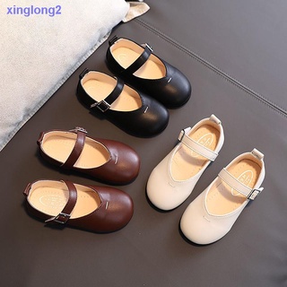 niñas zapatos 2021 primavera y otoño nuevos niños coreanos s zapatos de cuero suela suave baotou princesa zapatos de bebé solo zapatos de guisantes zapatos