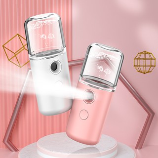 Mini vaporizador Facial pulverizador de niebla Nano agua USB recargable atomizador hidratante Facial Spray belleza