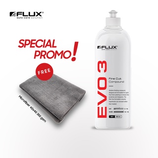 Flux EVO - compuesto de 3 acabados, alto brillo, sin polvo, compuesto de polvo, 500 ml