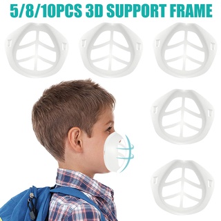 máscara soporte interior 3d confort transpirable reutilizable silicona cara soporte interior marco de soporte para niños