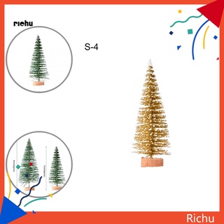 richu* base estable miniatura árbol de navidad mini árbol de navidad artificial fade-less para navidad