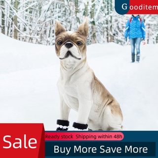 Gooditem 4 pzs calcetines antideslizantes para mascotas/calcetines de algodón para perros/cachorros antideslizantes para perros (1)