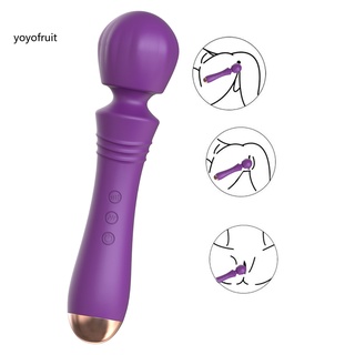 yoyofruit Silicone Massage Stick Sex Pleasure Vibrator Masturbator Waterproof for Women (2)