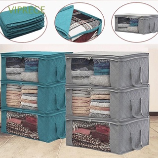 viprege 1/2/3pcs portátil plegable capacidad antipolvo armario bolsas de almacenamiento suministros para el hogar manta dormitorio hogar y vida ropa organizador/multicolor