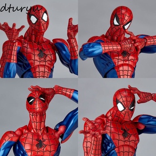 dturyu Marvel Mafex Vengadores Spiderman The Amazing Spider Man PVC Figura De Acción Coleccionable Modelo Niños Juguetes Regalo