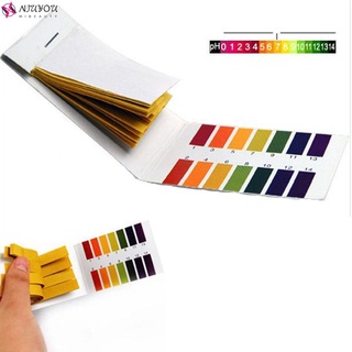 NIUYOU 5*80 400pcs Durable PH Test Strips Useful Litmus Tester Indicator Paper Chemical Experiment Professional Lightweight Lab Tools Alkaline Acid 1-14