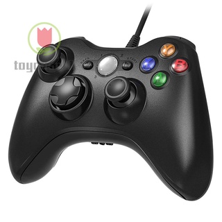 (toyouself1) Gamepad Con Cable USB Dual Vibración Controlador Para Xbox 360 PC Game Joystick