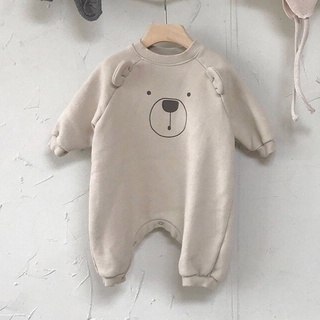 2021 otoño bebé mameluco mono oso impresión ropa recién nacido lindo manga larga bebé mono Onesies