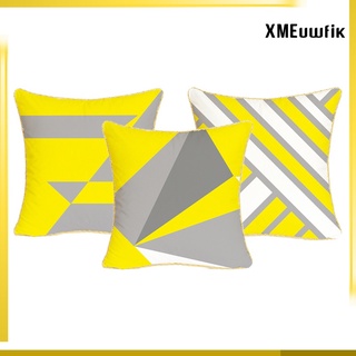 [[XMEUWFIK]] Decorative Throw Pillow Covers 18\"x18\" Cushion Cover Soft Polyester Square Throw Pillow Case for Living Room Sofa Couch