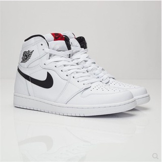 ventas calientes * HOT * Nike Air Jordan 1 High OG AJ1 Negro Y Blanco Zapatos De Baloncesto De Los Hombres 555088-102