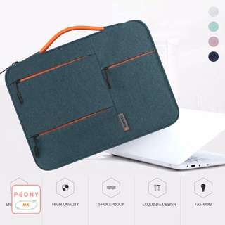 PEONY 13 14 15 inch Universal Laptop Sleeve Ultra Thin Briefcase Handbag New Fashion Notebook Case Shockproof Large Capacity Protective Pouch Business Bag/Multicolor