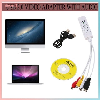 Tarjeta de captura de video USB2.0 blanca