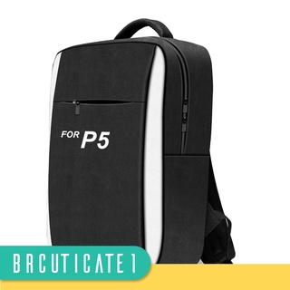 [brcut1] mochila bolsa de almacenamiento de hombro bolsa de hombro caja para ps5 consola de juegos accesorios