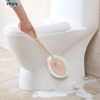 [Zitgiy] Long Handle Brush Cleaning Sponge for Dishwashing Kitchen Toilet Bathroom DJTZ