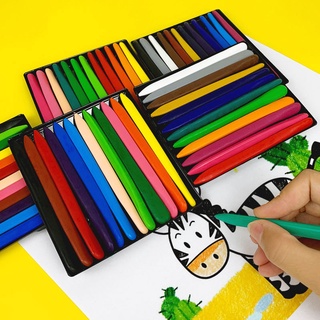 6/12/24/36 colores crayones para niños lavable crayon pintura kit pastel al óleo